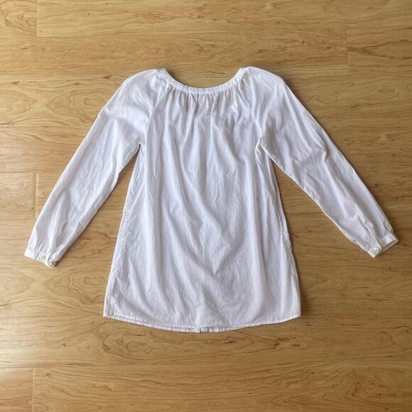 |Banana Republic| Relaxed Shirred Cotton Tunic Button Down in Woman Size Small - Picture 3 of 8